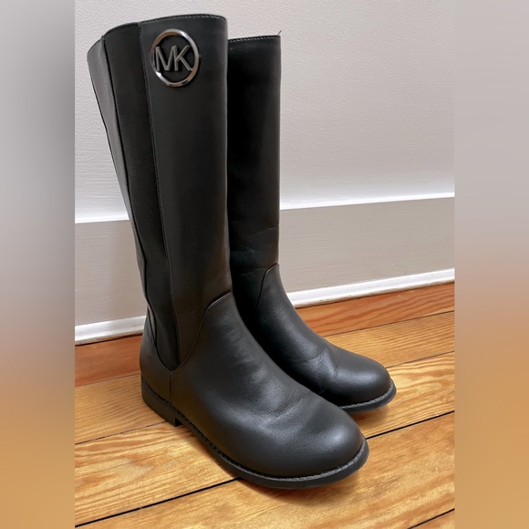 MICHAEL KORS BOOTS EMMA LIBERTY BLACK FOR GIRLS Size 2 - Picture 11 of 11